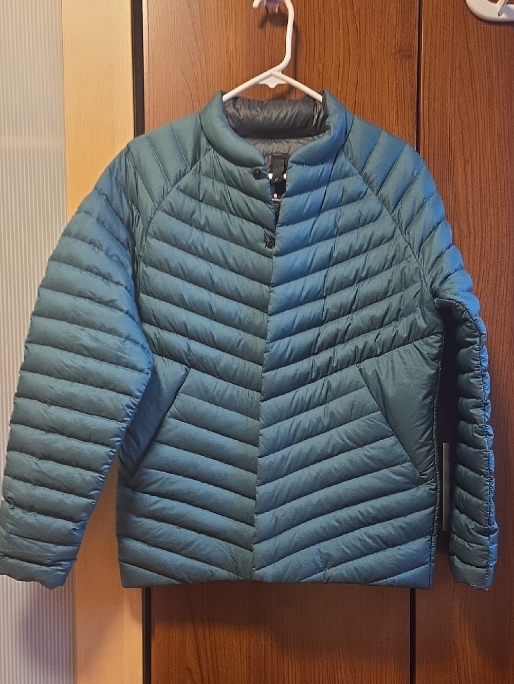 Lululemon Teal Quilted Puffer Jacket S